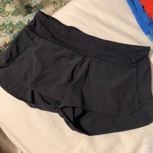 Black lululemon shorts